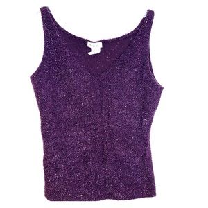 Purple sparkly tank